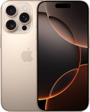iphone 16 pro пустынный титановый