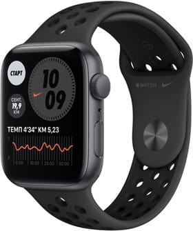 Apple Watch SE Nike Алюминий серый космос/антрацитовый, черный