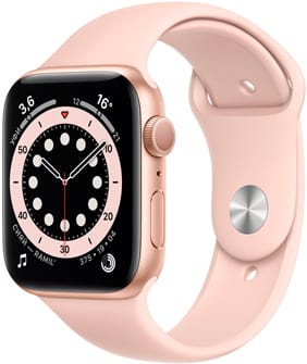 Apple Watch 6 Алюминий золотистый / розовый песок