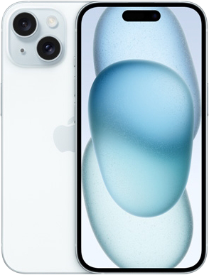 iphone 15 голубой