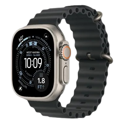 Apple Watch Ultra 3 Чёрный титан - ремешок 9