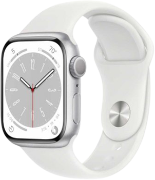 apple watch 8 серебристый